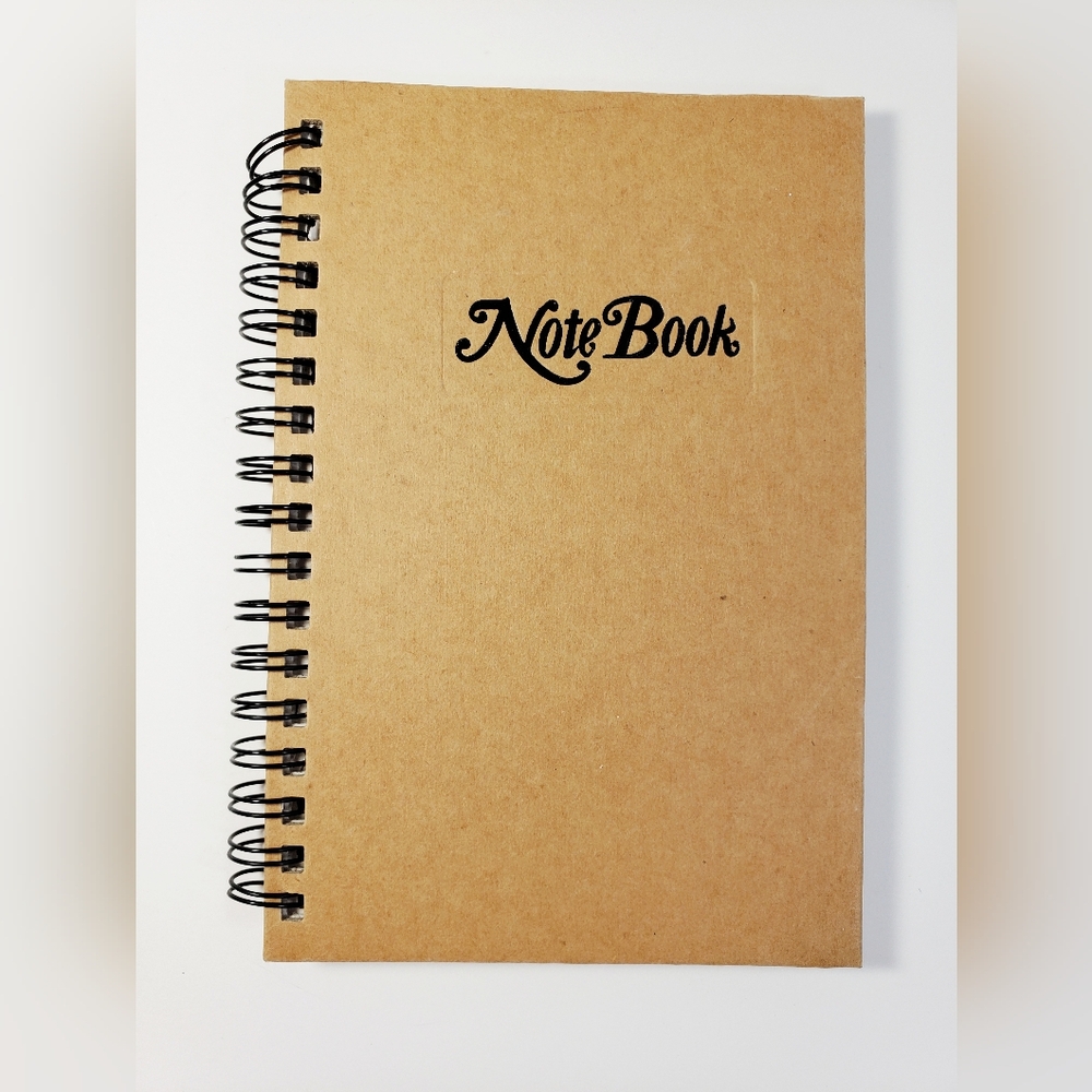 Brown Spiral Notebook